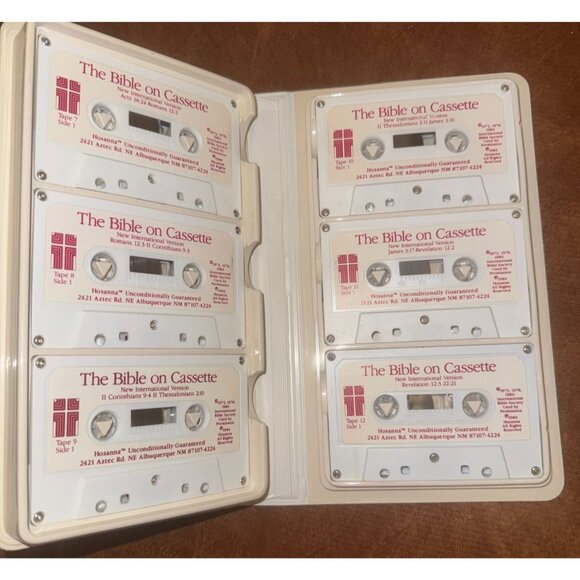 The Bible On Cassette New International Version Old Testament Complete Set - Picture 11 of 12